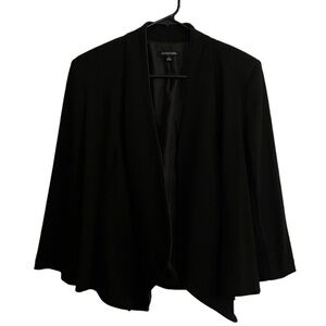 Notations Open Front Black Blazer Size Small